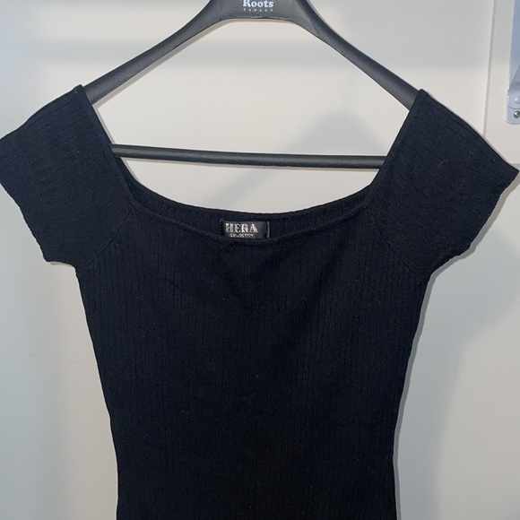 HERA COLLECTIONS BLACK BODY HUGGING DRESS - Picture 3 of 5